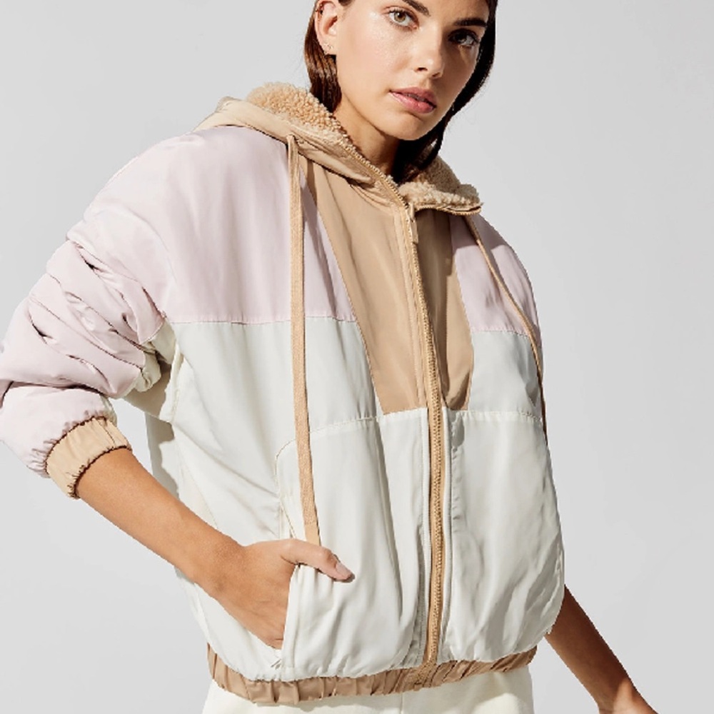 Alo Yoga Duality Sherpa reversible hooded jacket